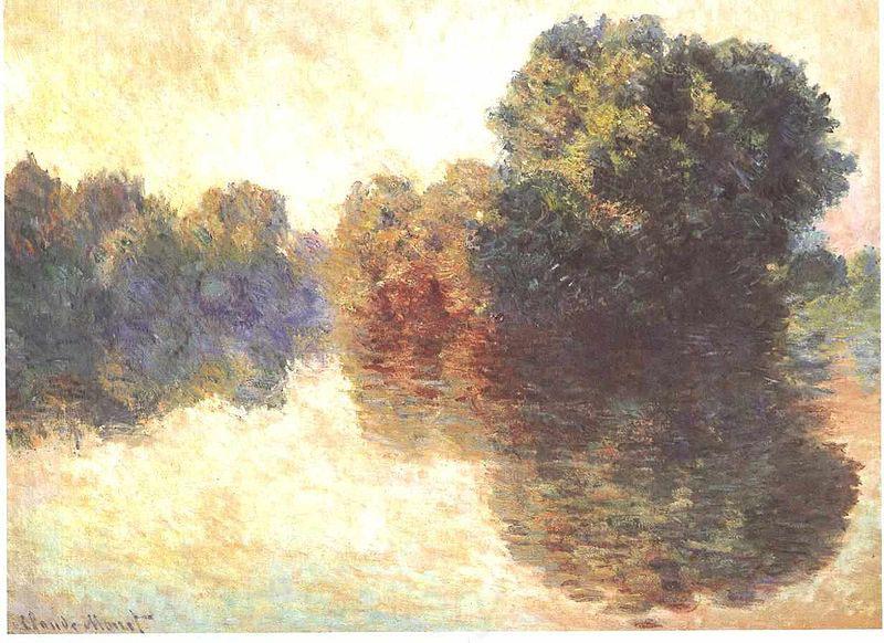 Claude Monet The Seine at Giverny France oil painting art